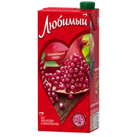 Любимый Сад Яблоко Гранат Малина 1 л. (12 шт.)