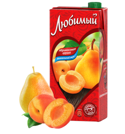 Любимый Сад Яблоко Абрикос Груша 1 л. (12 шт.)