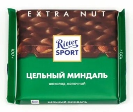 Риттер Спорт Миндаль 100 гр. (11 шт.)