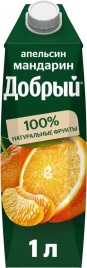 Добрый Апельсин Мандарин 1л. (12 шт.)