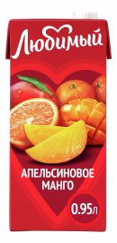 Любимый Сад Апельсин Манго 1 л. (12 шт.)