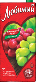 Любимый Сад Виноград 1 л. (12 шт.)