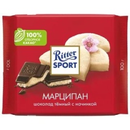 Риттер Спорт Марципан 100 гр. (12 шт.)