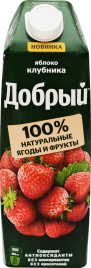 Добрый Клубника 1л. (12 шт.)