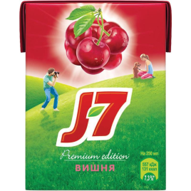 Сок J7 Вишня 0,2 л. (27 шт.)