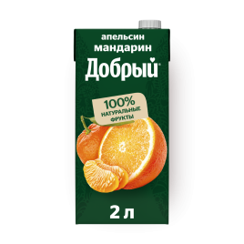 Добрый Апельсин Мандарин 2л. (6 шт.)