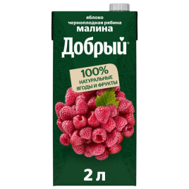 Добрый Малина Яблоко Рябина 2л. (6 шт.)