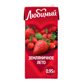 Любимый Сад Клубника Рябина 1 л. (12 шт.)