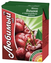 Любимый Сад Вишня 0,2 л. (27 шт.)