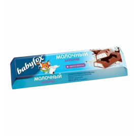 Батончик Babyfox шок.мол. с мол. начинкой 45 гр. (30 шт.)