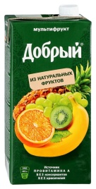 Добрый Мультифрукт 2л. (6 шт.)