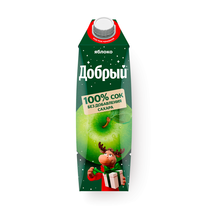 Добрый Яблоко 1л. (12 шт.) фото 1