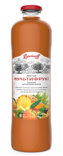Баринофф Нектар Мултифрукт 1 л. (6 шт) ст. фото 1