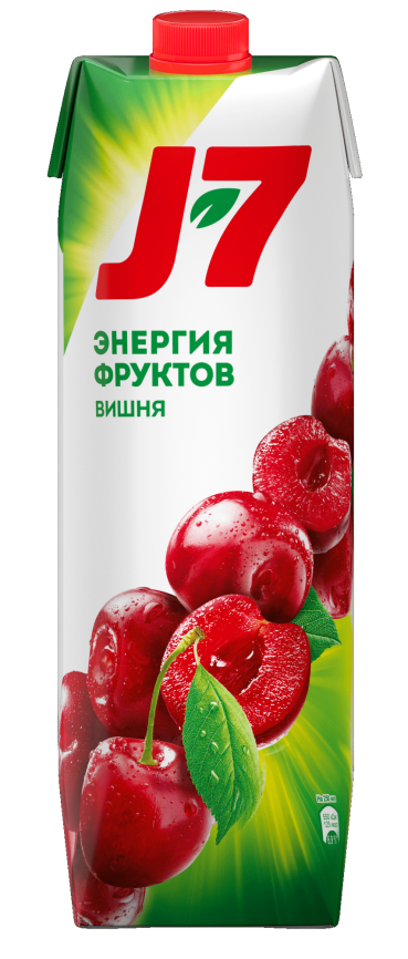 Сок J7 Вишня 1 л. (12 шт.) фото 1